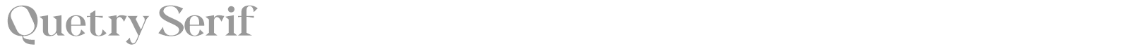 Quetry Serif font preview